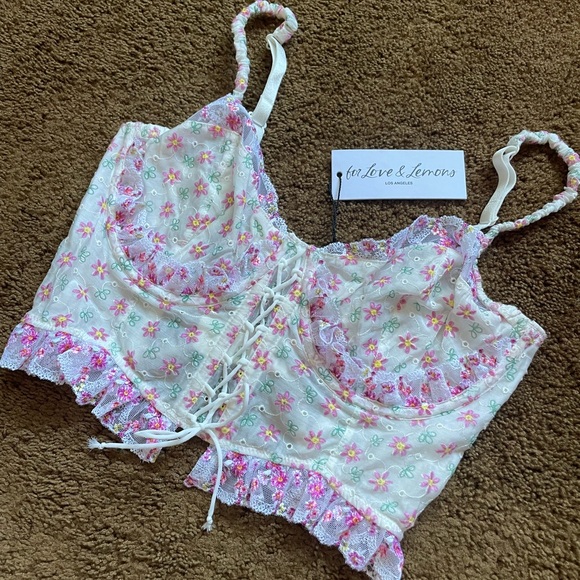 NWT FLL blooms bustier